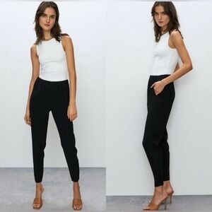 Aritzia Babaton Dexter Pant (Elastic Waist & Ankle Tapered Crepe)